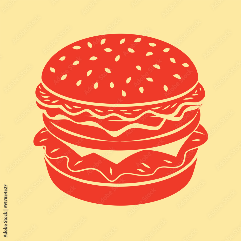 Hamburger Editable Vector Design. Generated With AI Hamburger Editable Vector Design. Generated With AI