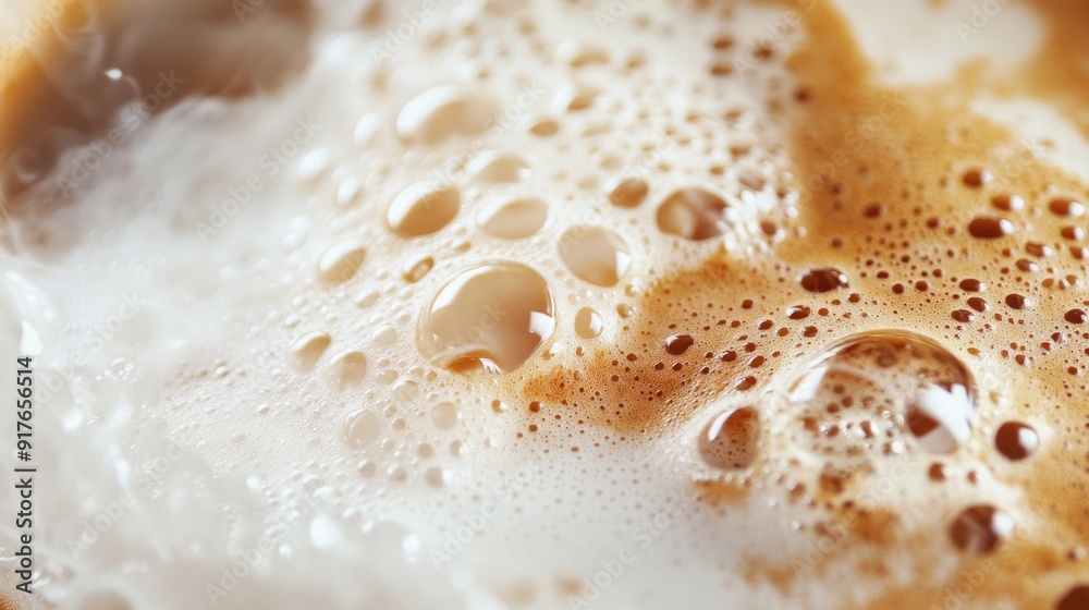 Close-up of Frothy Coffee Close-up of Frothy Coffee