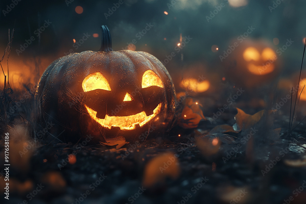 3d Halloween background, Halloween theme background, cute Halloween activity theme scene 3d Halloween background, Halloween theme background, cute Halloween activity theme scene