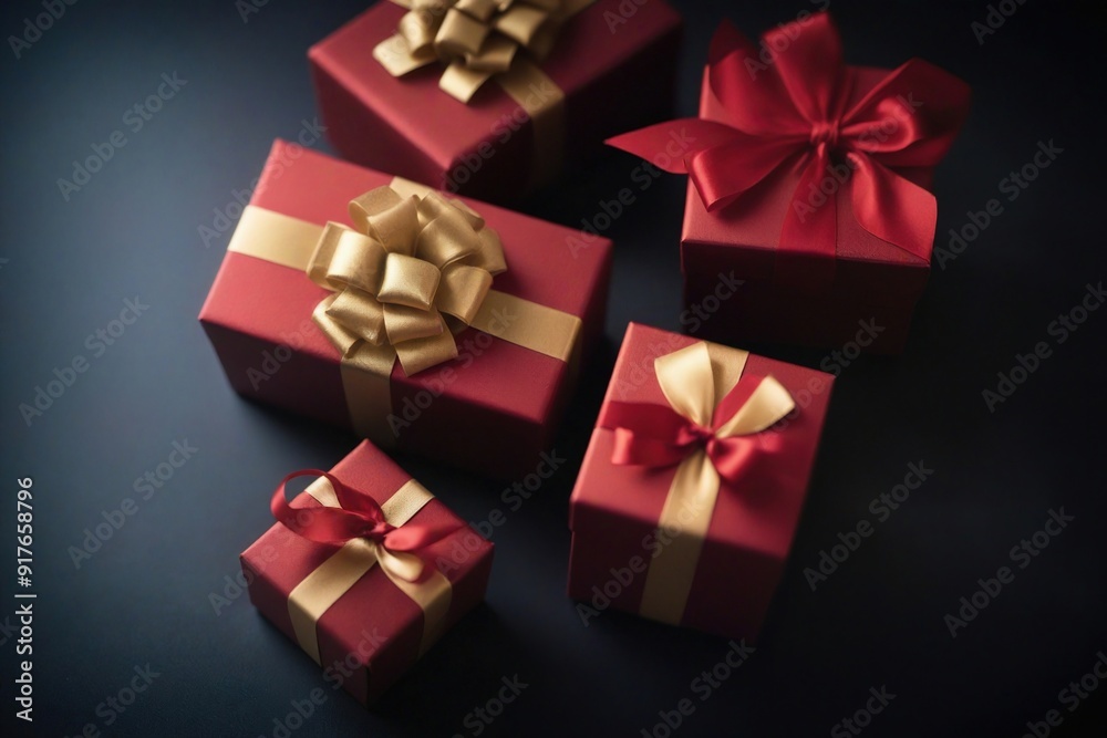 Fototapeta premium red gift box