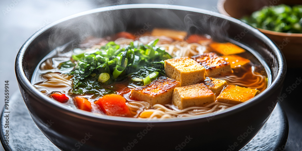 A bowl of food with a piece of chicken and vegetables.Appetizing Chicken and Mixed Vegetables in a Bowl.
A bowl of food with a piece of chicken and vegetables.Appetizing Chicken and Mixed Vegetables in a Bowl.