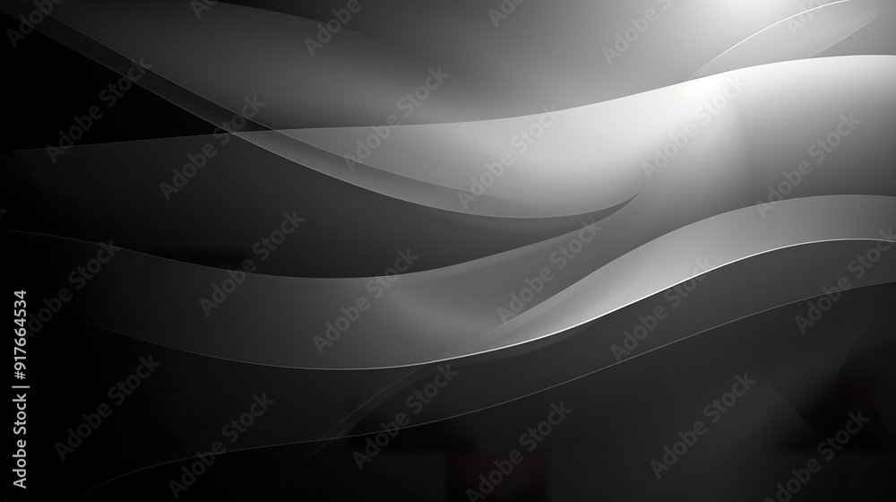 Abstract Black and White Curved Lines Background Abstract Black and White Curved Lines Background