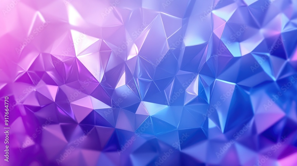 Abstract polygonal background with faceted shapes in various shades of purple and blue, ideal for tech and digital themes. Abstract polygonal background with faceted shapes in various shades of purple and blue, ideal for tech and digital themes.