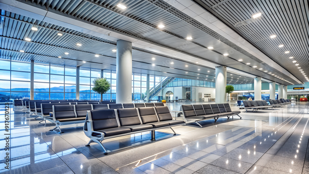 Obraz premium Interior of Modern Airport