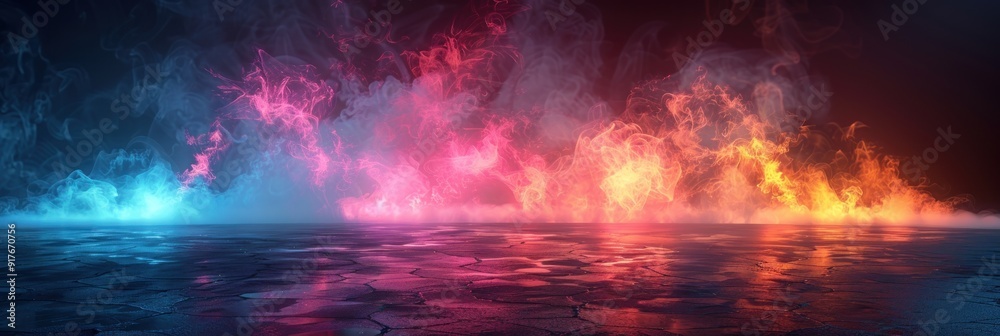 Fototapeta premium Abstract Smoke and Light Effect
