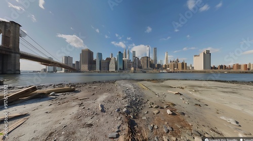 A mesmerizing snapshot of Google Street View's time-traveling feature, enabling users to explore historical images and witness the evolution of landscapes and cityscapes over time in impressive