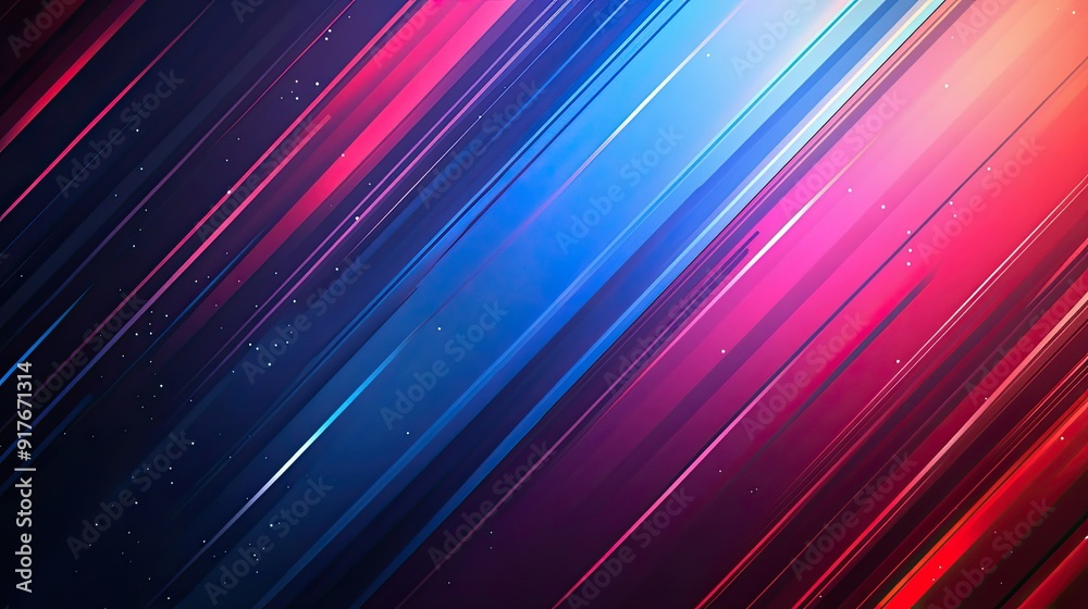 This is a vibrant abstract background featuring diagonal stripes with a gradient transition from blue to red tones This is a vibrant abstract background featuring diagonal stripes with a gradient transition from blue to red tones