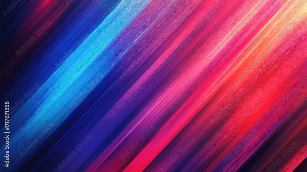 This is a vibrant abstract background featuring diagonal stripes with a gradient transition from blue to red tones This is a vibrant abstract background featuring diagonal stripes with a gradient transition from blue to red tones
