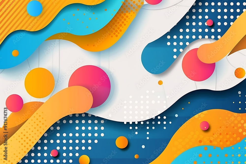 Contemporary polka dot backdrop featuring streamlined geometric patterns for graphic design... Contemporary polka dot backdrop featuring streamlined geometric patterns for graphic design...