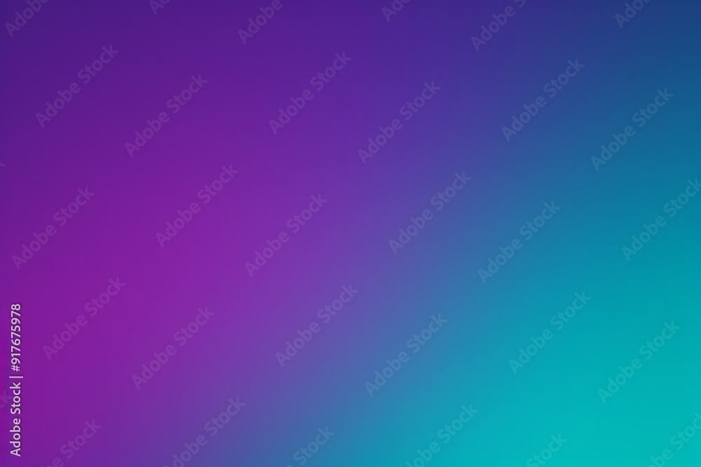 Obraz premium Vivid gradient background with smooth transitions between purple and teal hues, creating a calming abstract design.