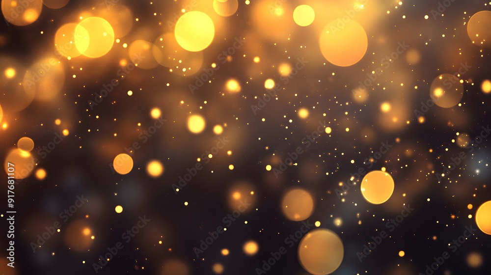Abstract Gold abstract bokeh background. real backlit dust particles. Abstract Gold abstract bokeh background. real backlit dust particles.