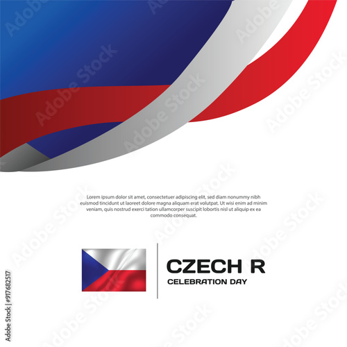 Free Download Square abstract banner czech republic template design - GFXLoad