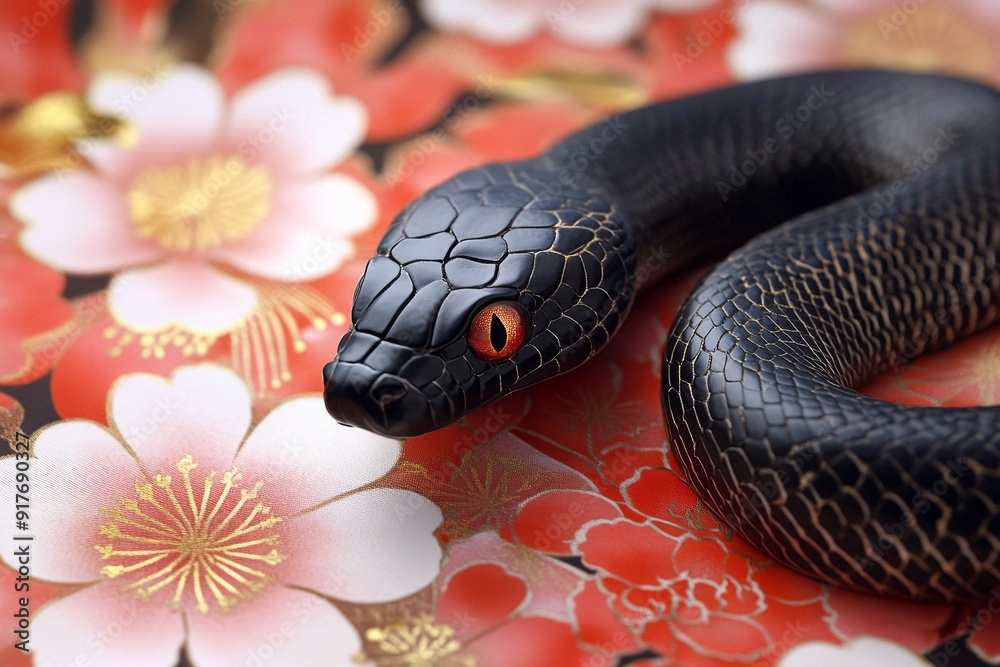 Happy New Year snake symbols 2025 year