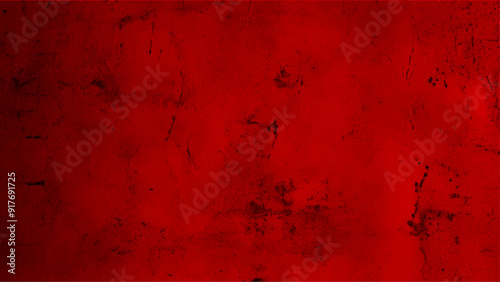 Detailed red grunge hand painted watercolor texture background. Abstract smoky red texture background image.