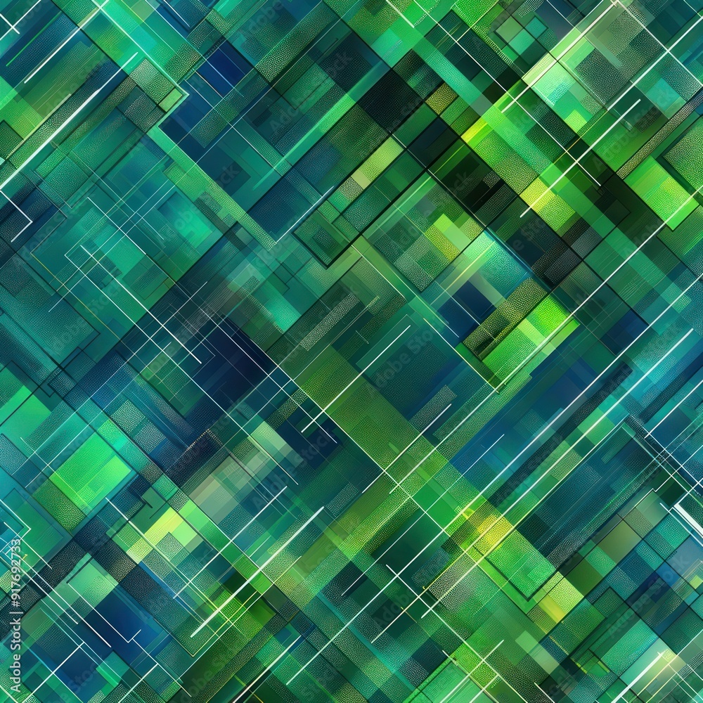 2. Abstract tech patterns, blue and green hues, seamless background 2. Abstract tech patterns, blue and green hues, seamless background