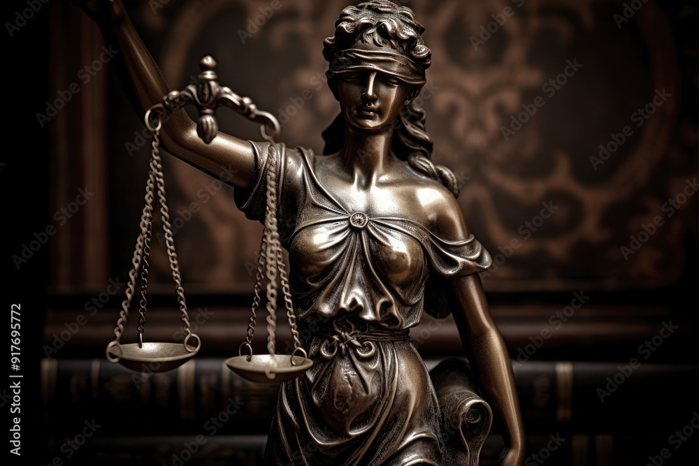 generated Illustration of powerful libra lady. Justice god. Symbol of rights generated Illustration of powerful libra lady. Justice god. Symbol of rights