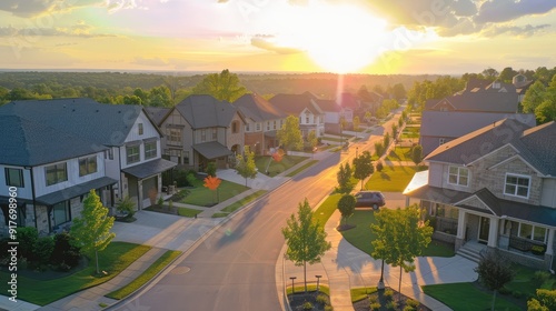 street in the morning