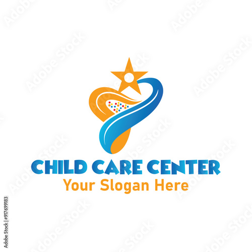 Baby shop child care day care school and kids logo day care create distinctive  mother care vector eps logo design