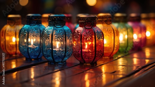  lanterns in international lantern festiva  photo