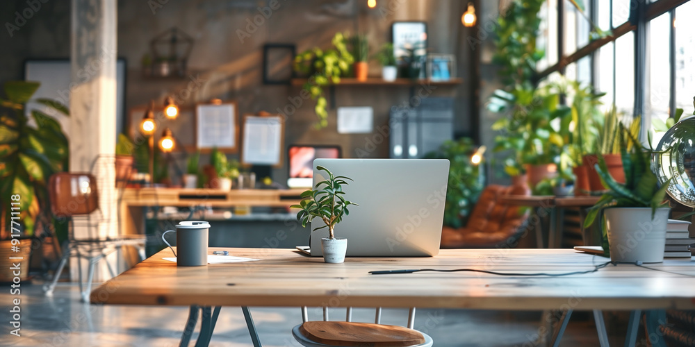 Fototapeta premium Work office interior design