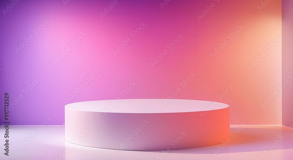 Flat Purple Gradient Studio Background for Product Display. Made with Generative AI Technology Flat Purple Gradient Studio Background for Product Display. Made with Generative AI Technology