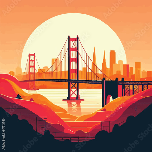 bridge over the river
