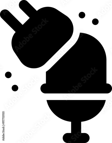 UI brush Vector Icon Illustration. Glyph Style