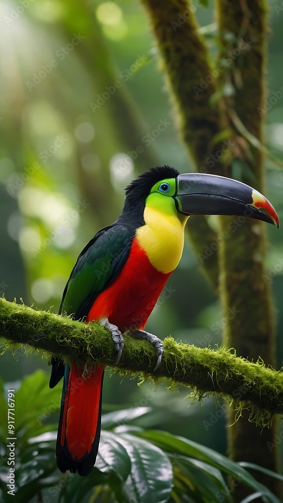 Fototapeta premium toucan on a branch