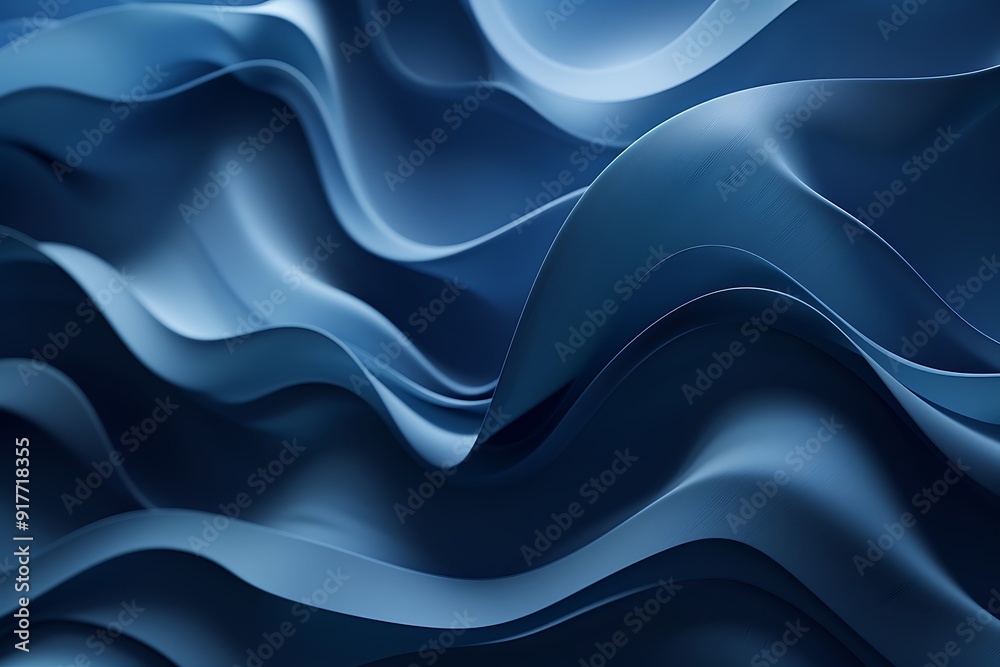 Abstract Blue Wavy Background Abstract Blue Wavy Background