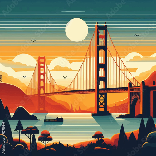 bridge over the river