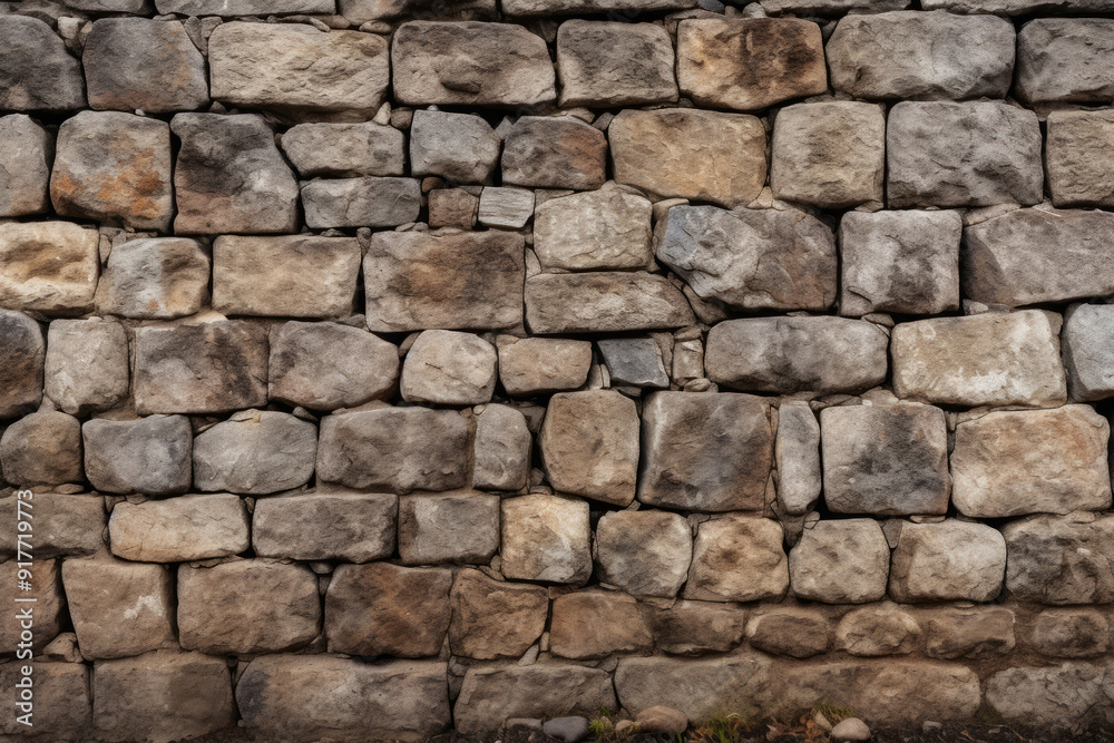 Processed collage of old medieval stone wall texture in daylight. Background for banner Processed collage of old medieval stone wall texture in daylight. Background for banner