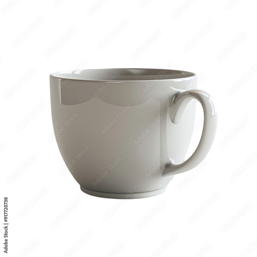 White Coffee Cup with Transparent Background White Coffee Cup with Transparent Background