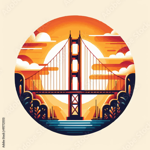 bridge over the river