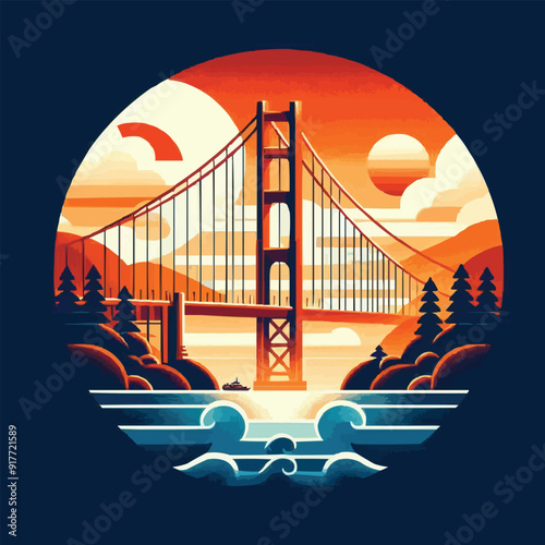 bridge over the river