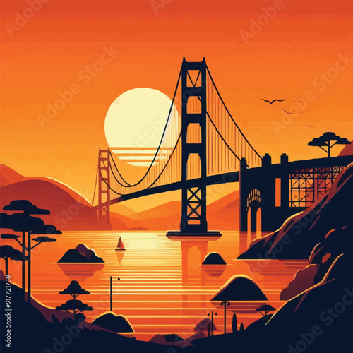 bridge over the river