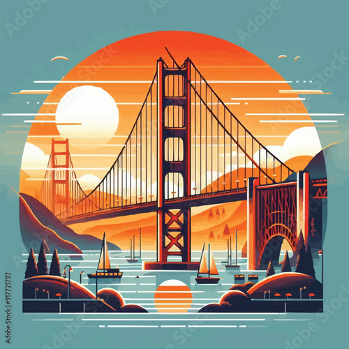 bridge over the river