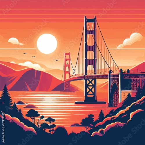 bridge over the river