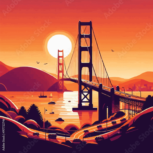 bridge over the river