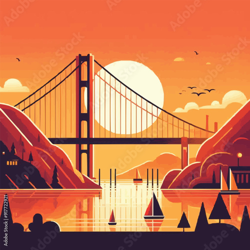 bridge over the river