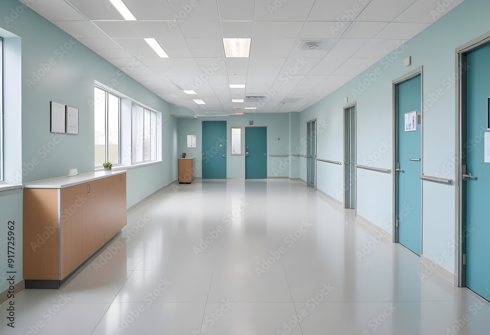 Fototapeta premium Corridor in the office. corridor in hospital