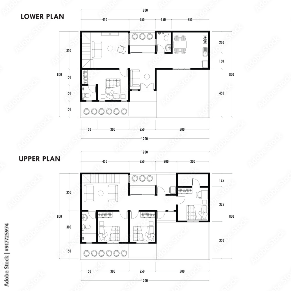Floor plan blueprint, Figure of the jotting sketch of the construction and the industrial skeleton of the structure and dimensions. Floor plan blueprint, Figure of the jotting sketch of the construction and the industrial skeleton of the structure and dimensions.