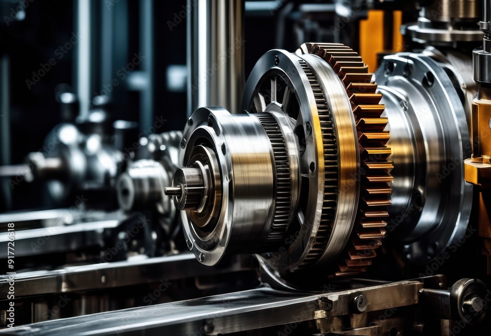 intricate close machinery operation showcasing precision complex mechanisms working together harmoniously, assembly, engine, gear, component, device intricate close machinery operation showcasing precision complex mechanisms working together harmoniously, assembly, engine, gear, component, device