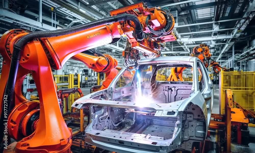 auto car production on background auto car production on background