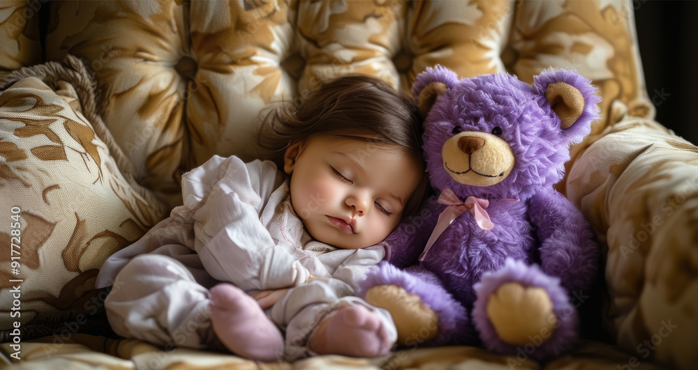 baby sleeping with bear baby sleeping with bear