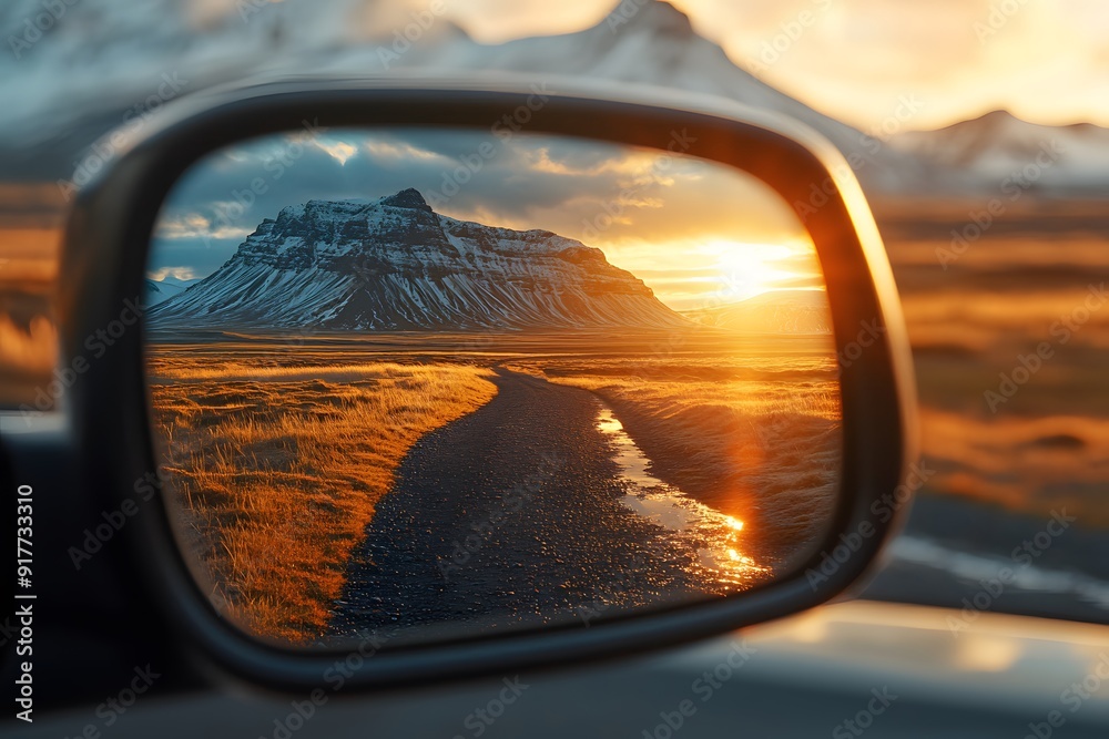 Reflecting Nature's Majesty. Mountain landscape reflection Reflecting Nature's Majesty. Mountain landscape reflection