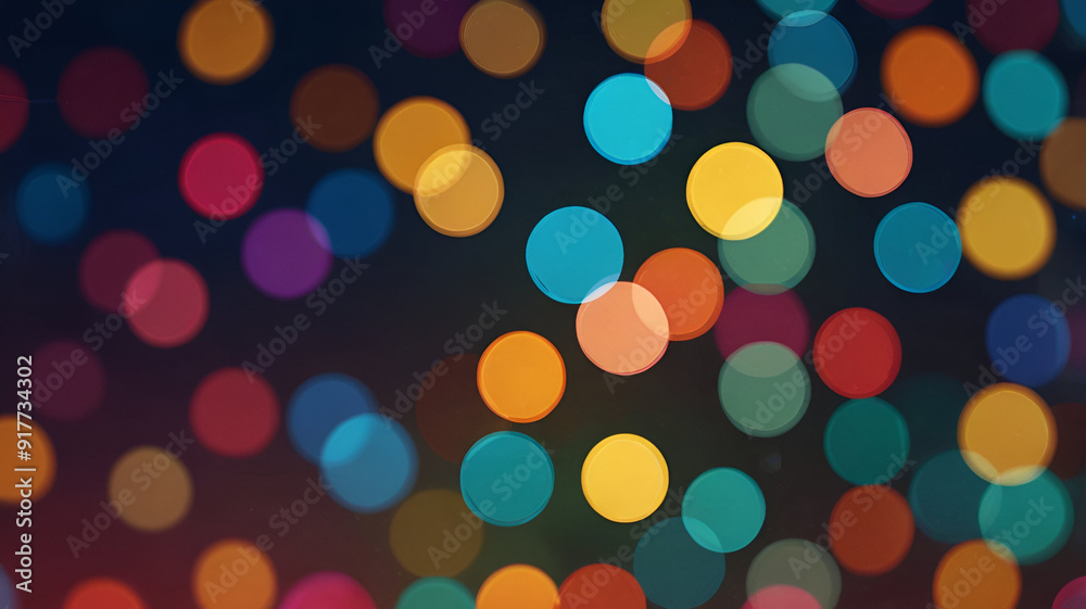 Fototapeta premium Colorful bokeh background.