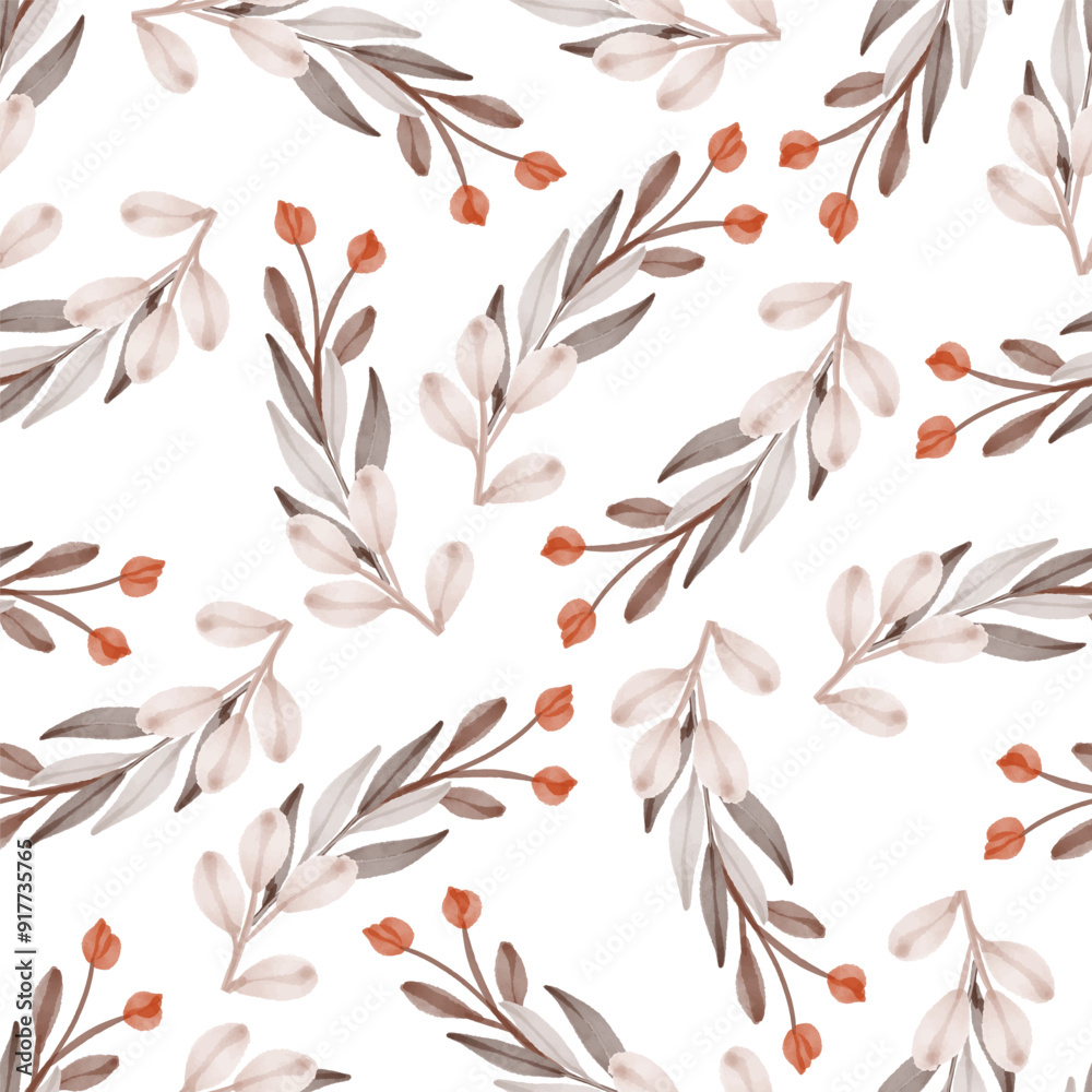 seamless pattern of orange wildflower for fabric design seamless pattern of orange wildflower for fabric design