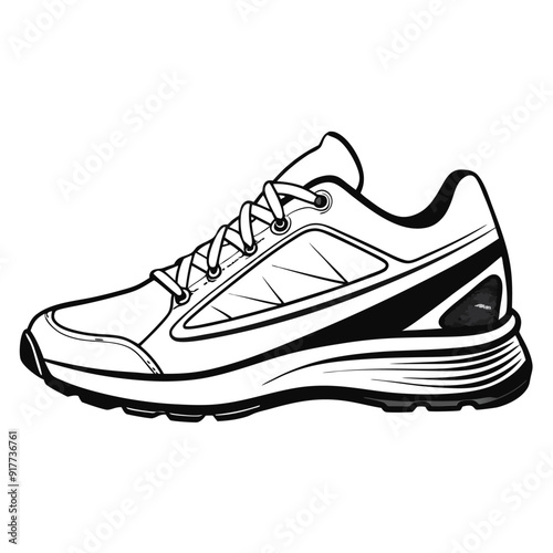 Modern Colorful Running Shoe