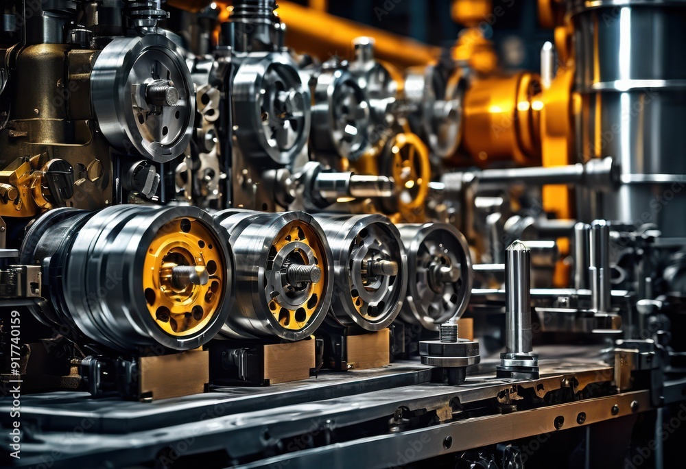 Fototapeta premium efficient robust machinery operating optimal performance advanced mechanisms precision engineering, efficiency, operation, optimization, technology