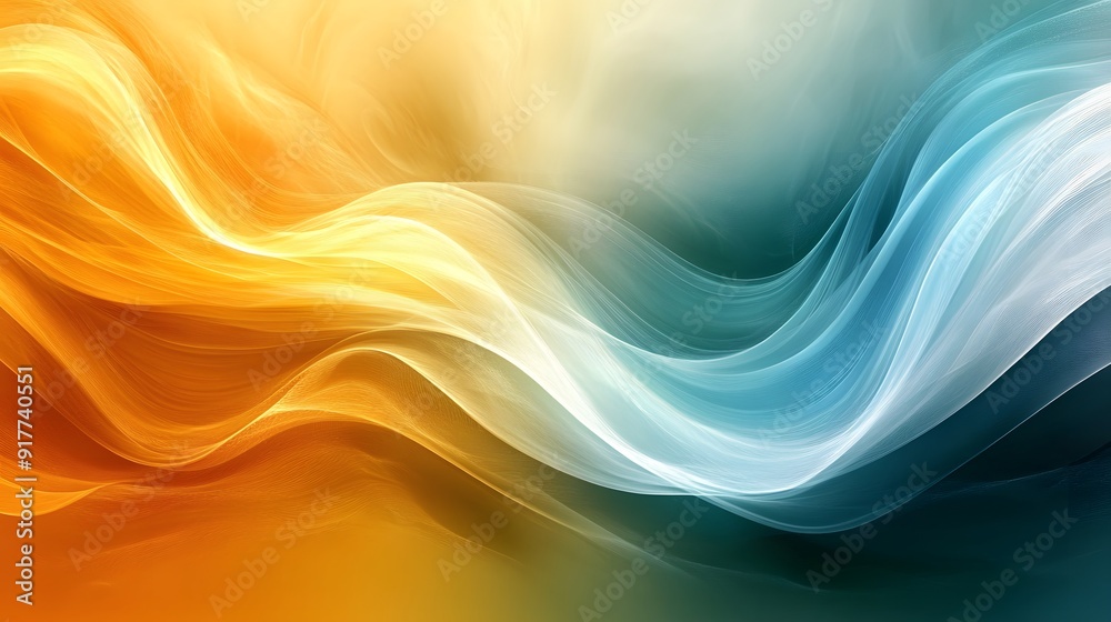 Golden-Teal Abstract Background with Soft Edges and Blurred Details, Elegantly Flowing Curves and Harmonious Color Gradient, Capturing a Modern, Minimalist Aesthetic Golden-Teal Abstract Background with Soft Edges and Blurred Details, Elegantly Flowing Curves and Harmonious Color Gradient, Capturing a Modern, Minimalist Aesthetic